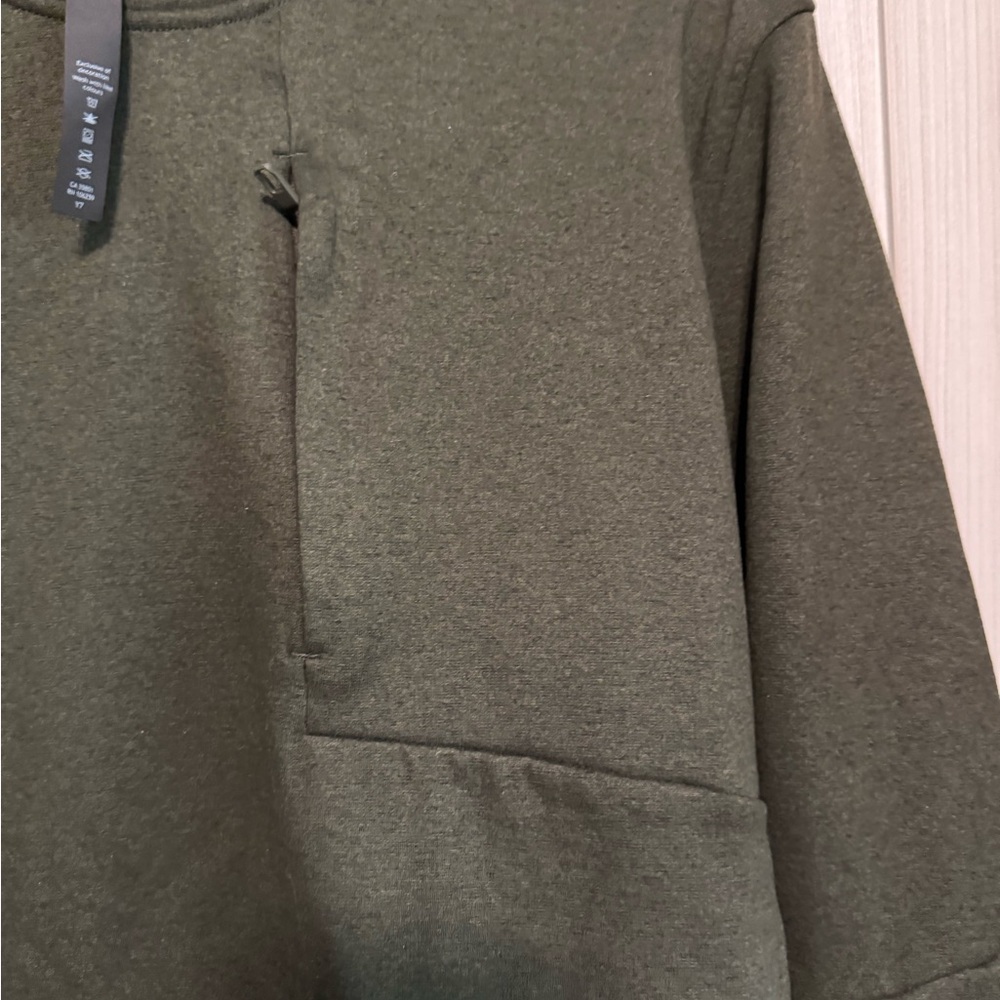 lululemon athletica Olive Green Crew Neck Sweatshirt - Picture 7 of 7